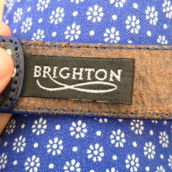 Vintage Brighton Brown Leather Belt